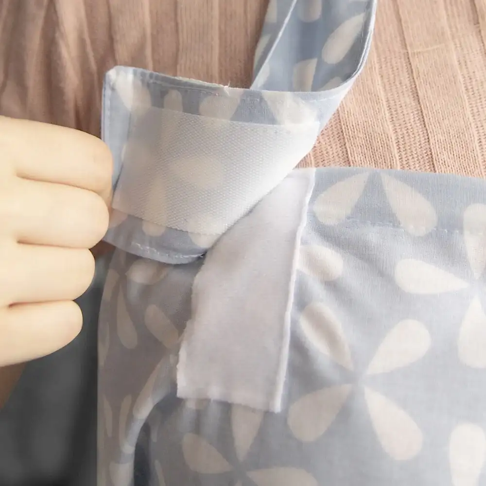 Baby Jem Babyjem Büyük Cepli Anne Emzirme Önlüğü Mavi - Görsel 2