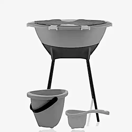 Baby Jem Babyjem Elegant Banyo Küvet Seti Gri - Banyo Ürünleri