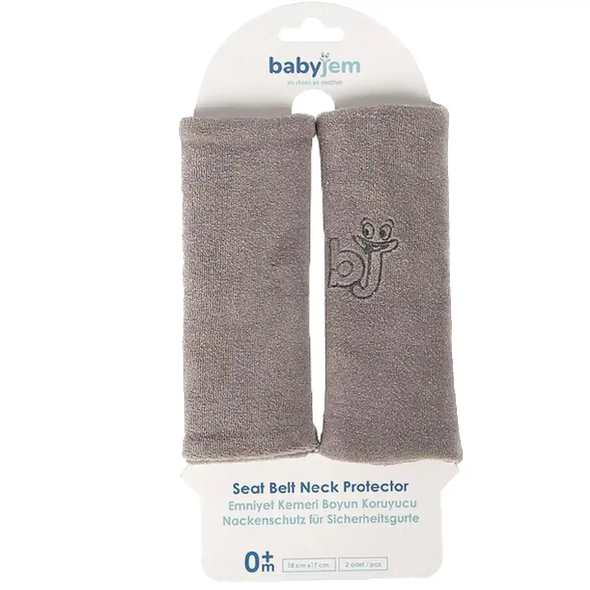 BabyJem Emniyet Kemeri Boyun Koruyucu Gri