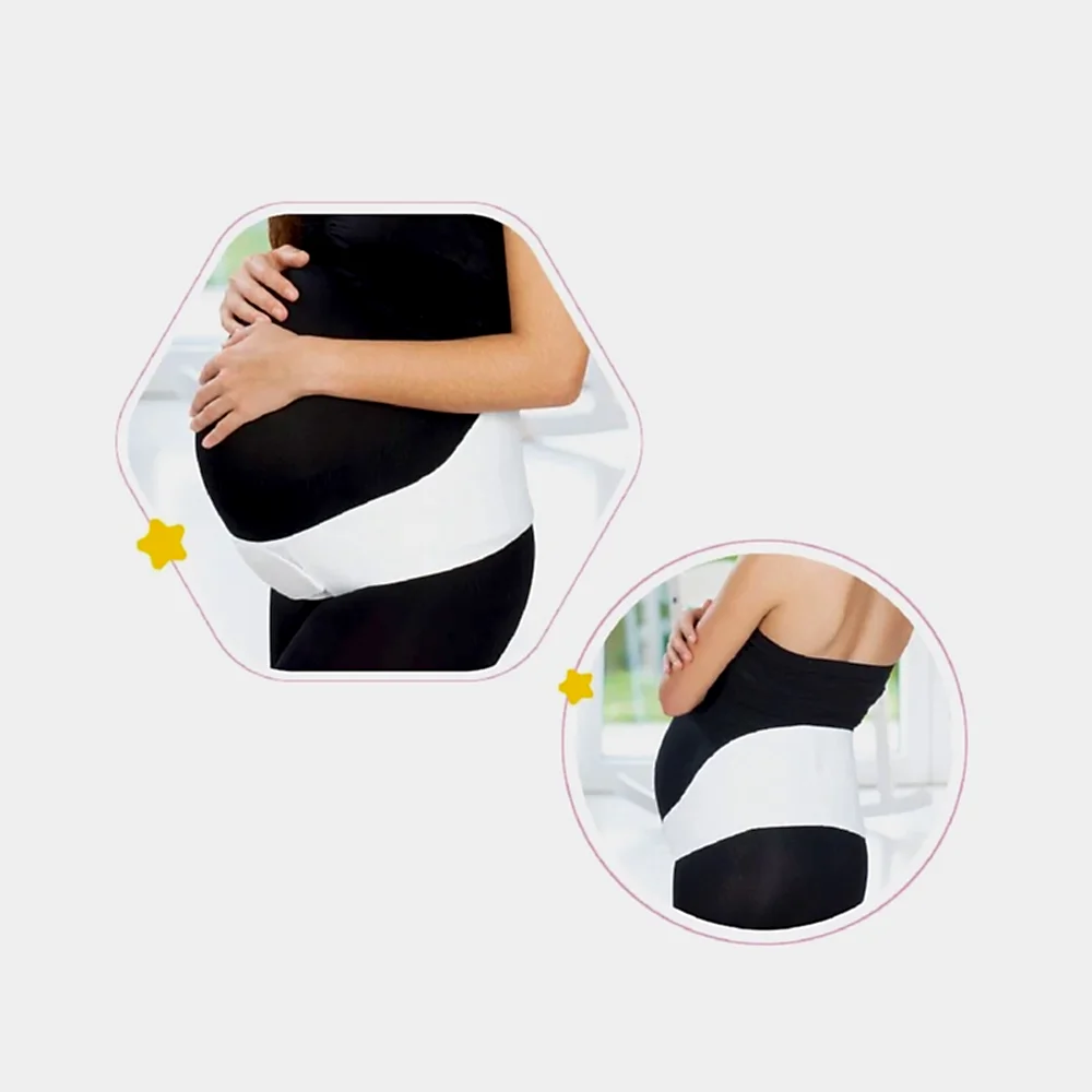 Baby Jem BabyJem Hamile Bel Destek Bandı Beyaz - Anne Giyim Ürünleri