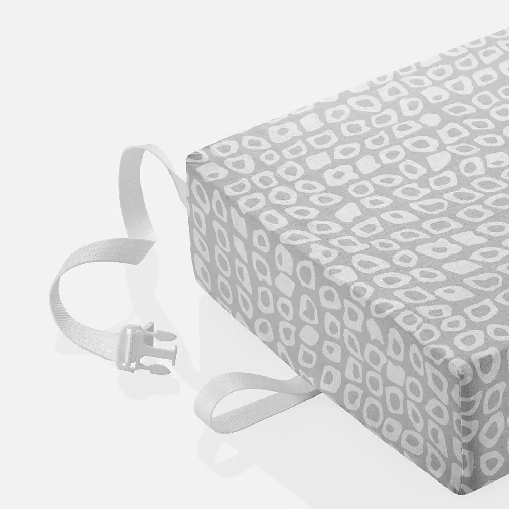 Baby Jem Babyjem Sandalye Yükseltici Minder Gri Kare - Mama Sandalyesi - Görsel 2