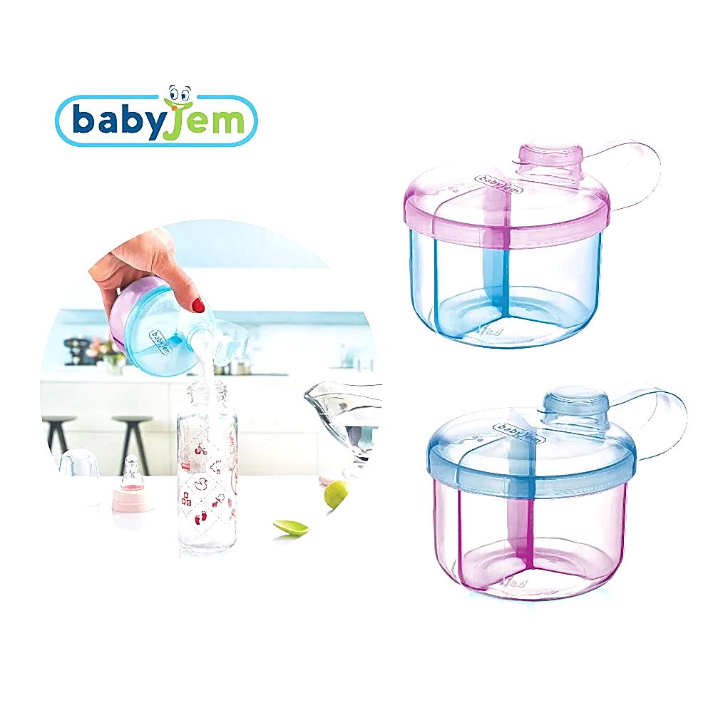 Baby Jem BabyJem Toz Mama Saklama Kabı Mavi STD - Çatal Kaşık Tabak