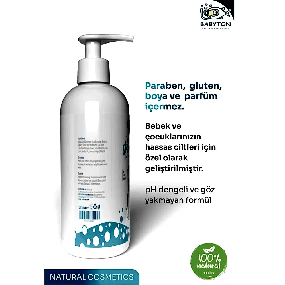 Babyton Atopic Skin Shampoo 400 ml - Sabun,Şampuan - Görsel 2