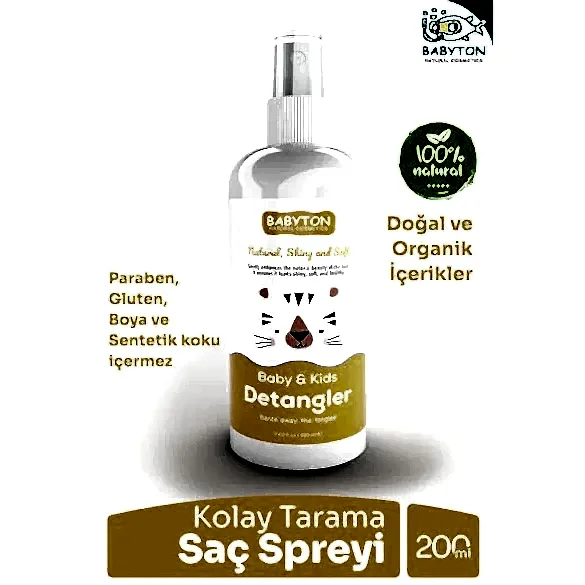 Babyton Baby and Kids Detangler - Saç Açıcı 200 ml - Sabun,Şampuan
