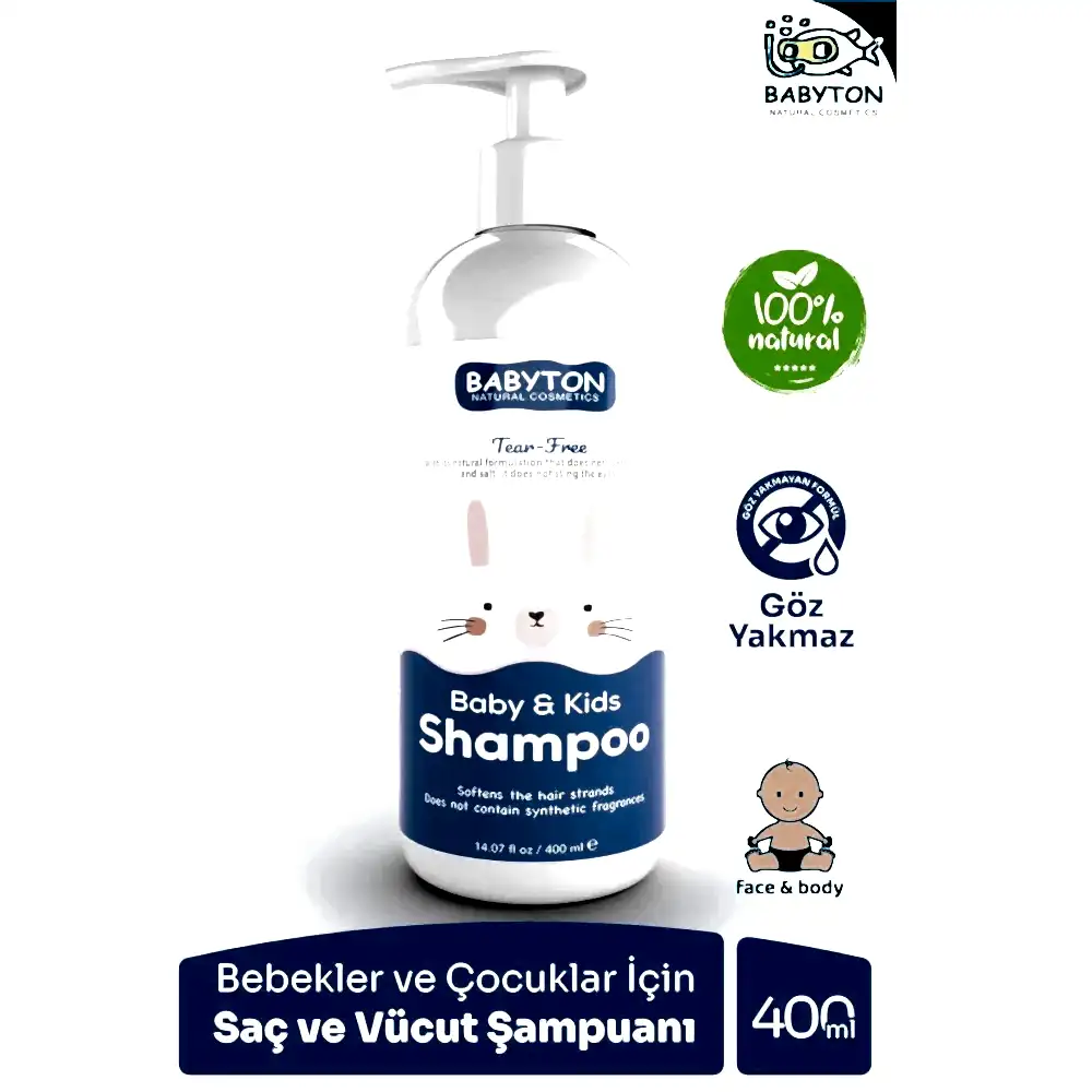 Babyton Baby annd Kids Shampoo 400 ml - Sabun,Şampuan