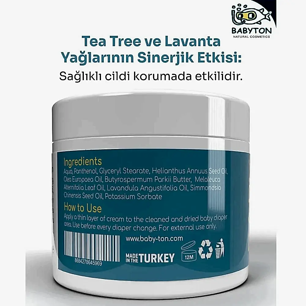 Babyton Baby Diaper Rash Cream - Pişik Kremi 50 ml - Krem & Pişik Kremi - Görsel 2