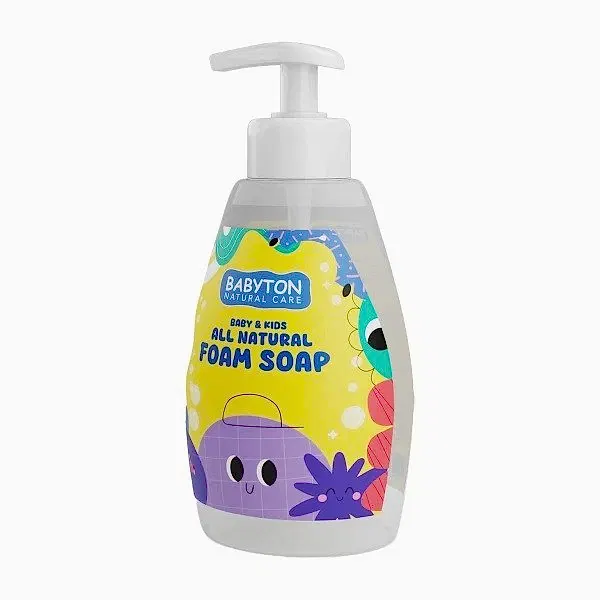 Babyton Bebek ve Çocuklar İçin Doğal Köpük Sabun Naturel - 350 ml - Sabun,Şampuan - Görsel 2