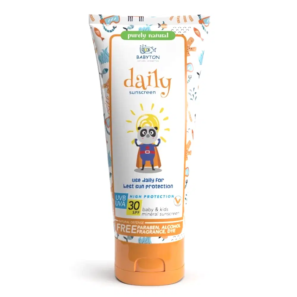 Babyton Bebek ve Çocuklar İçin Günlük Güneş Koruyucu Krem 100 ml - Krem & Pişik Kremi