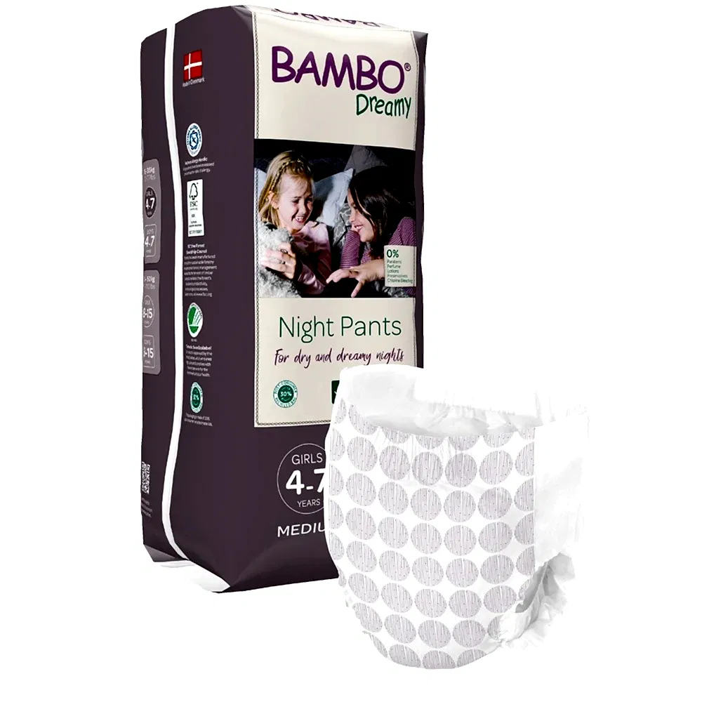 Bambo Nature Dreamy Gece Külodu Kız 15-35 kg (10 adet) STD - Bebek Bezleri - Görsel 2
