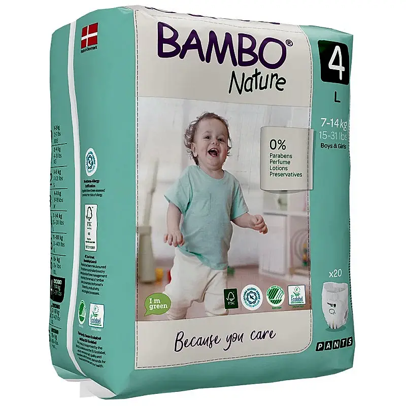 Bambo Nature No : 4 Külot Bez 7-14 kg (20 adet) STD - Bebek Bezleri