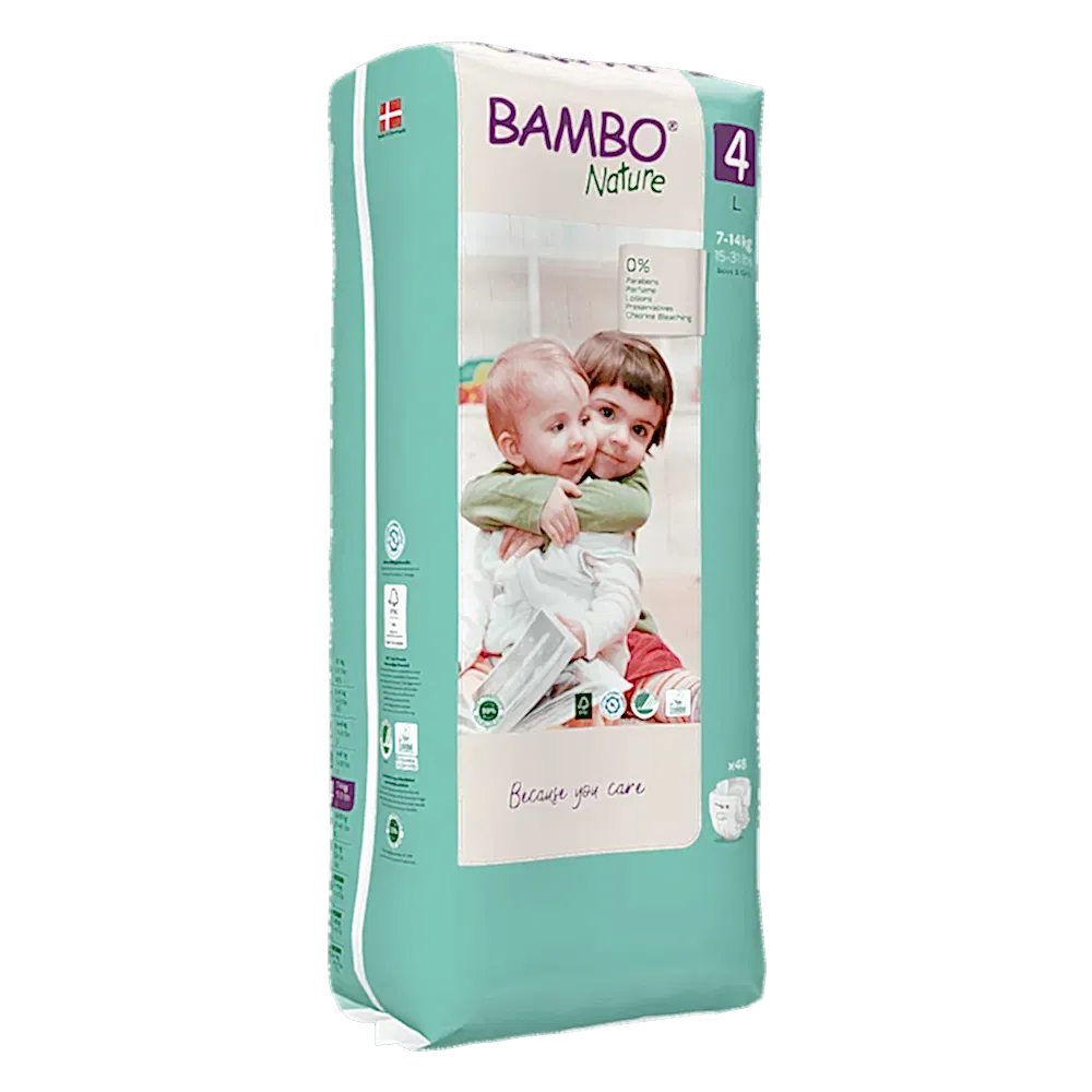 Bambo Nature No:4 Bebek Bezi 7-14 kg (48 Adet) STD - Bebek Bezleri