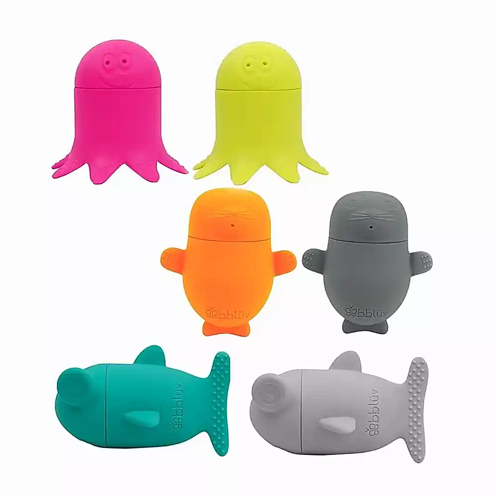 Bblüv Büddies Silikon Karıştır ve Eşleştir Banyo Oyuncakları STD - Banyo Oyuncağı