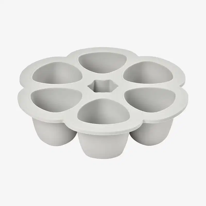 Beaba Silikon 6Lı Sıcak & Soğuk Saklama Kabı Light Mist 6 X 150Ml - Çatal Kaşık Tabak - Görsel 2