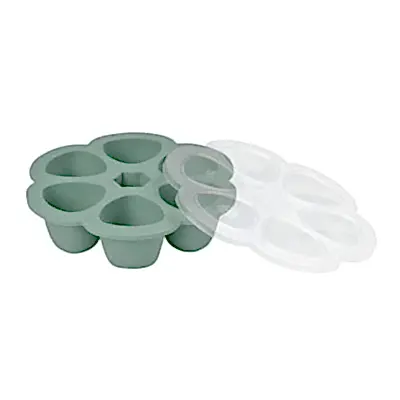 Beaba Silikon 6Lı Sıcak & Soğuk Saklama Kabı Sage Green 6 X 150Ml - Çatal Kaşık Tabak - Görsel 2