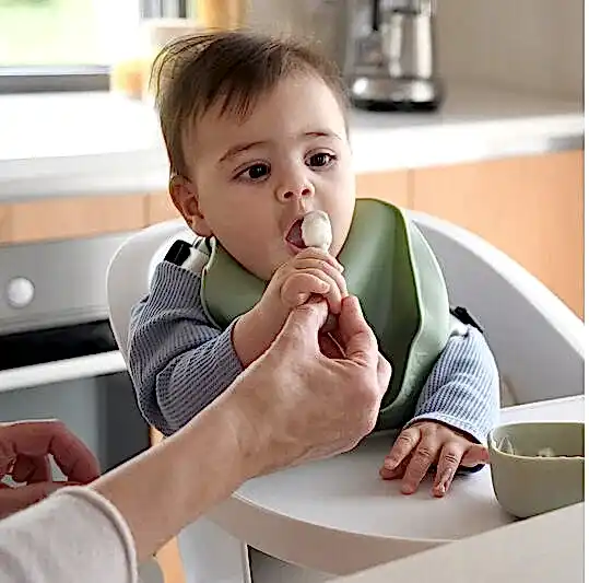 Beaba Silikon Kaşık Seti, Terracotta/Velvet Grey - Çatal Kaşık Tabak - Görsel 2