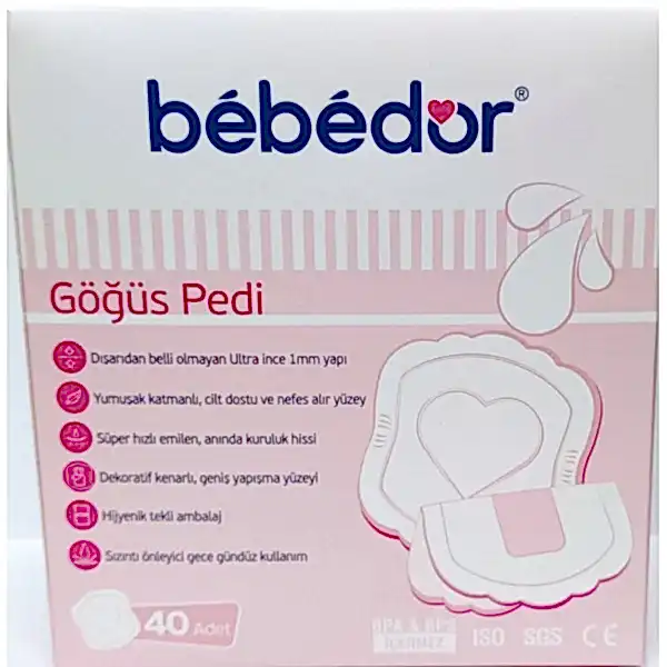 Bebe Dor Bebedor Göğüs Pedi 40 Adet