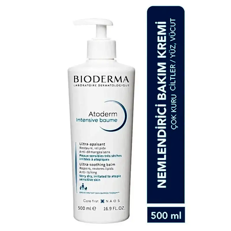 Bioderma Atoderm Intensive Balm Nemlendirici Krem 500 ml STD - Krem & Pişik Kremi