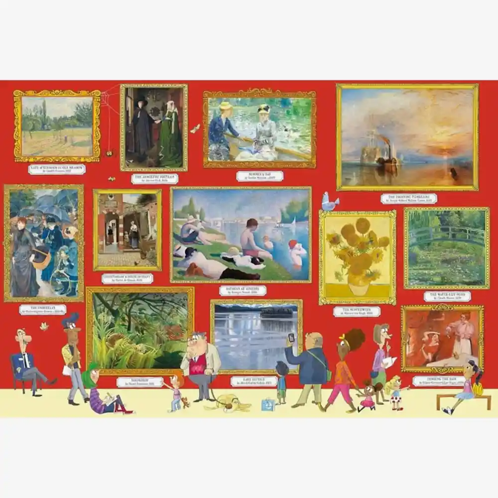 Ladybird Book And Jigsaw: Art Gallery - Kitap - Görsel 2