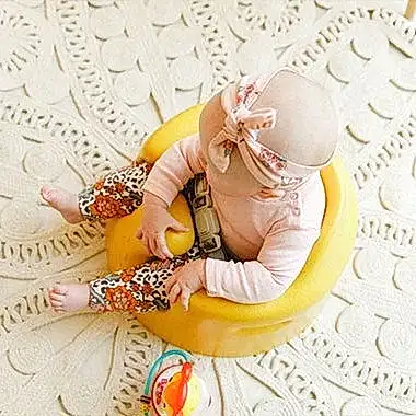 Bumbo Floor Seat Bebek Koltuğu (Mimosa) - Mama Sandalyesi - Görsel 2