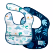 Bumkins Başlangıç Önlüğü (3-9 ay) 2li Paket - Dinosaurs & Blue Tropic - Önlük