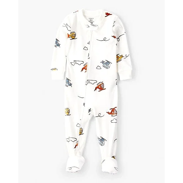 Carters Carter's Kışlık Erkek Bebek Polar Tulum Ekru - Body,Tulum,Zıbın