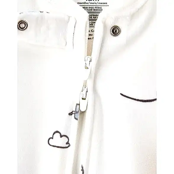 Carters Carter's Kışlık Erkek Bebek Polar Tulum Ekru - Body,Tulum,Zıbın - Görsel 2