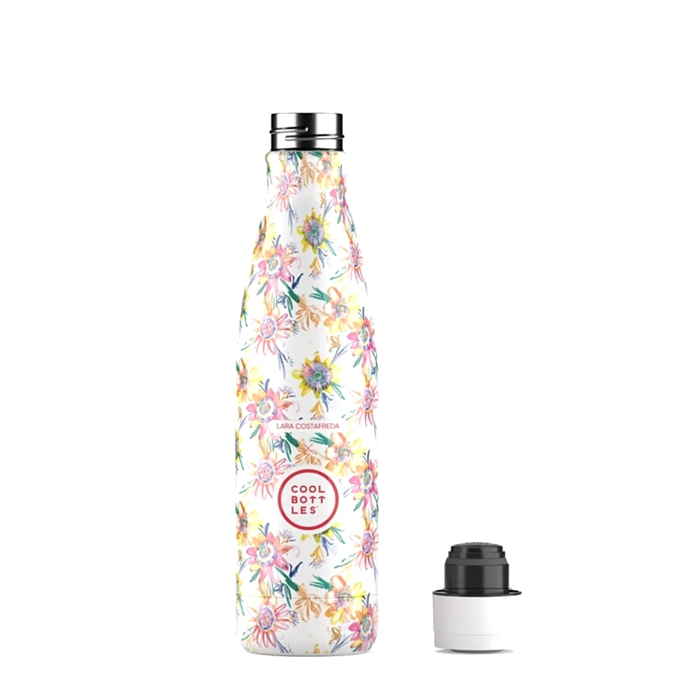 Cool Bottles Paslanmaz Çelik Suluk - The Kids Bottle Secret Blossoms 500 ml - Görsel 2