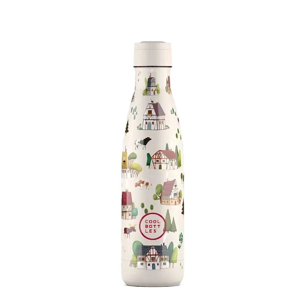 Cool Bottles Paslanmaz Çelik Suluk - The Kids Bottle Tudor Village 500 ml