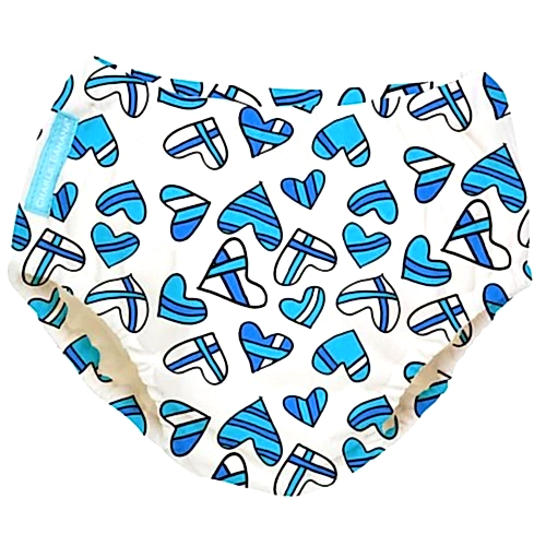 Charlie Banana Bebek Alıştırma Külodu Mayo Desenli Medium Beyaz - Mavi - Alıştırma Külotları