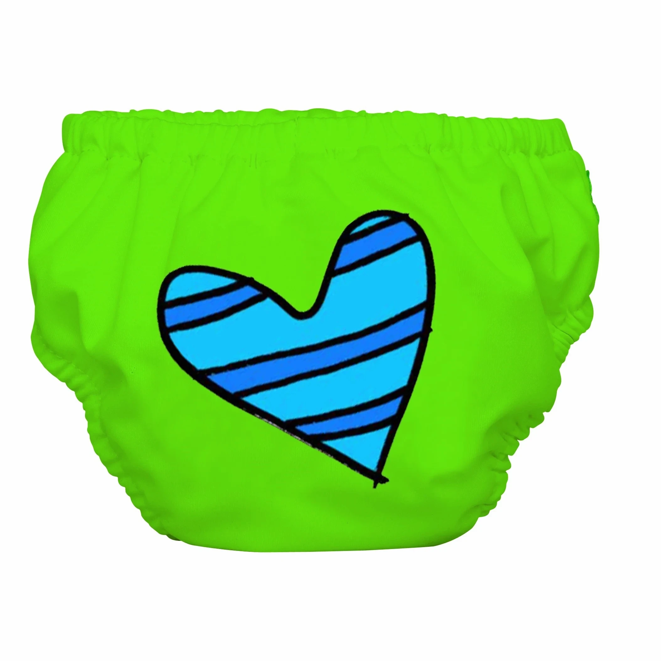 Charlie Banana Bebek Alıştırma Külodu Mayo Desenli Medium Yeşil - Alıştırma Külotları