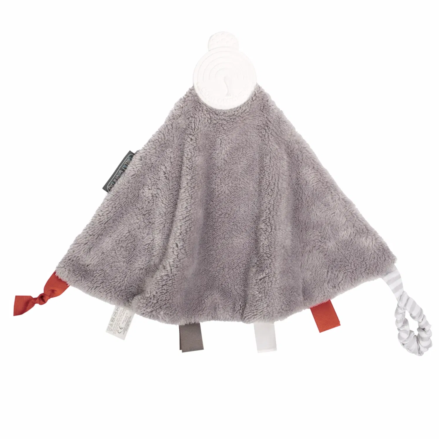 Cheeky Chompers Diş Kaşıyıcılı Uyku Arkadaşı -Grey Stripes Comfortchew STD - Dönence ve Uyku Arkadaşı - Görsel 2