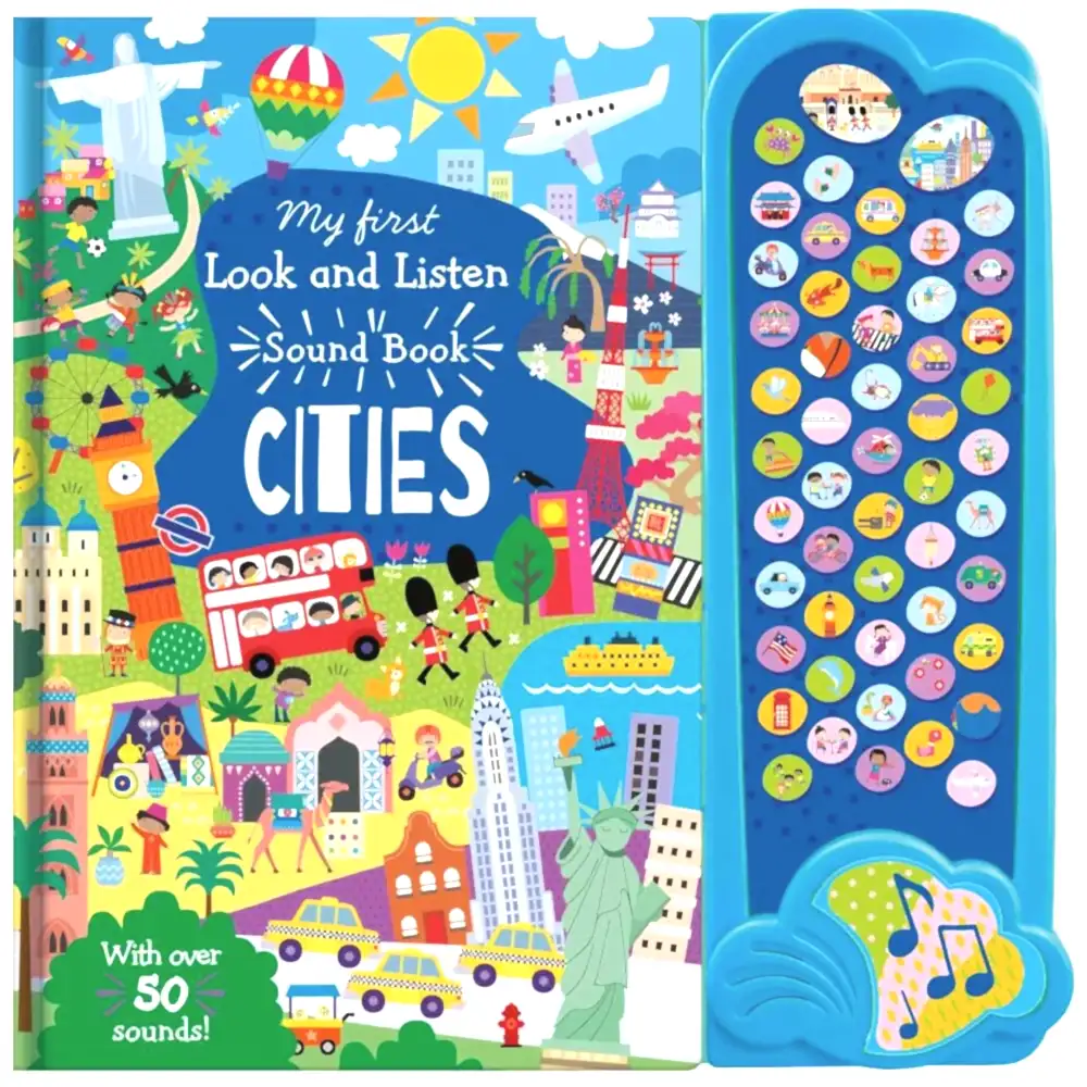 North Parade Publishing Cities (My First Look & Find Sound Book) - Eğitici Oyuncak