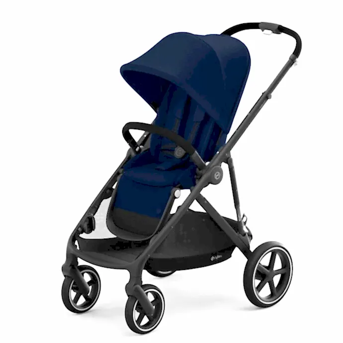 Cybex Gazelle S Bebek Arabası Black Navy Blue - Bebek Arabaları - Görsel 2