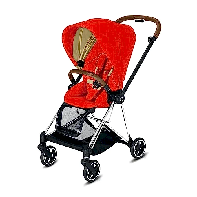 Cybex Mios Bebek Arabası Chrome Brown- Autmn gold+ Portbebe STD - Bebek Arabaları - Görsel 2