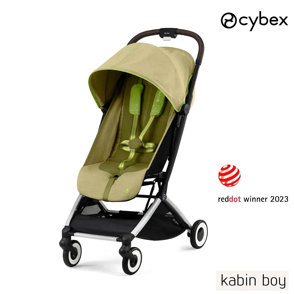 Cybex Orfeo Bebek Arabası Silver Nature Green - Bebek Arabaları