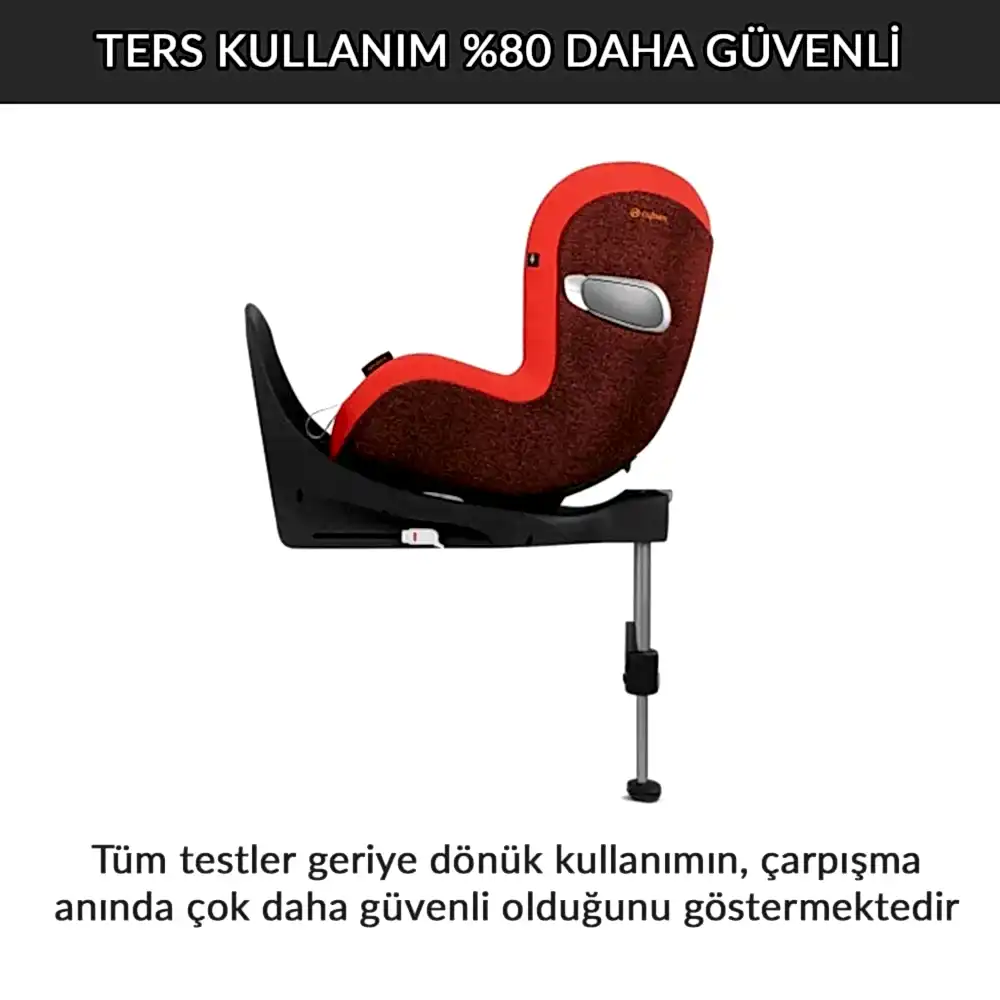 Cybex Sirona Zi Plus 0-18 Kg Oto Koltuğu Soho Grey STD - Görsel 2