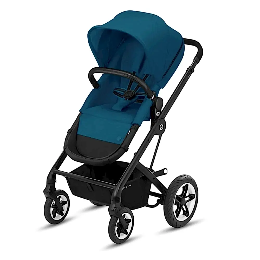 Cybex Talos S 2in1 Black River Blue Konforlu Bebek Arabası - Bebek Arabaları