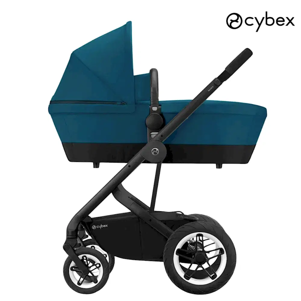Cybex Talos S 2in1 Black River Blue Konforlu Bebek Arabası - Bebek Arabaları - Görsel 2