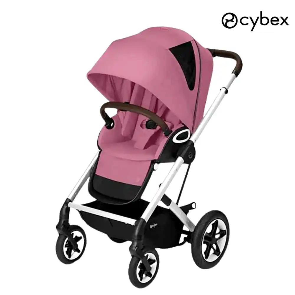 Cybex Talos S Lux Bebek Arabası Silver Magnolia Pink - Bebek Arabaları