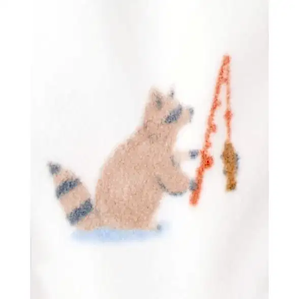 Carters Carter's Kışlık Erkek Bebek Polar Tulum Ekru - Body,Tulum,Zıbın - Görsel 2