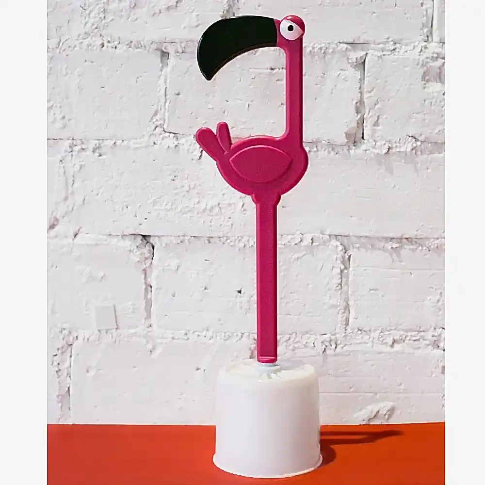 Dhink Flamingo Klozet Fırçası - Tuvalet Eğitimi - Görsel 2