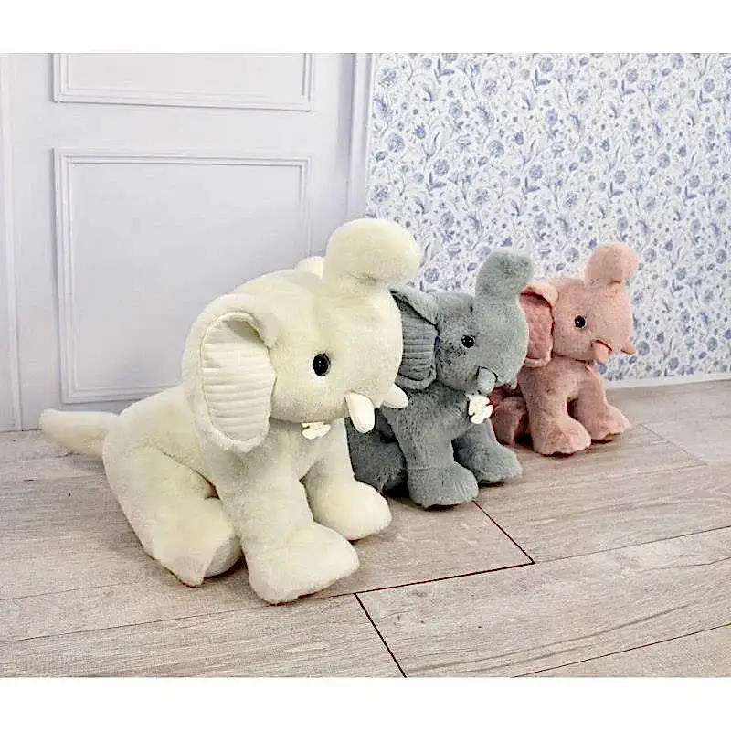Doudou Gri Fil 35 cm - Dönence ve Uyku Arkadaşı - Görsel 2