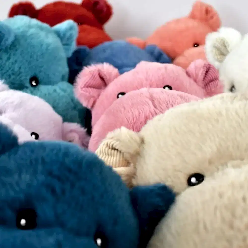 Doudou Terracota Hipopotam 25 cm - Peluş - Görsel 2