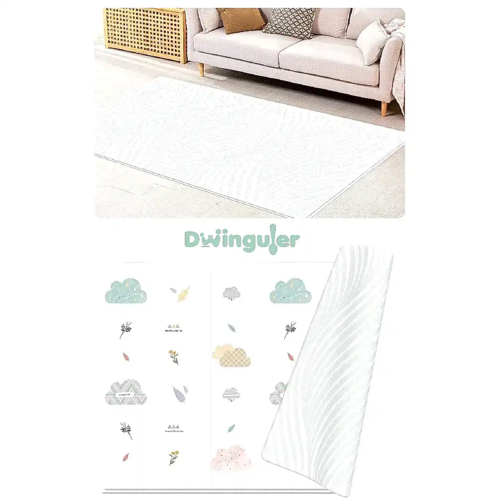 Dwinguler Clouds & Pottery - Premium Oyun Matı 210x 140x 1.3 cm - Oyun Halısı