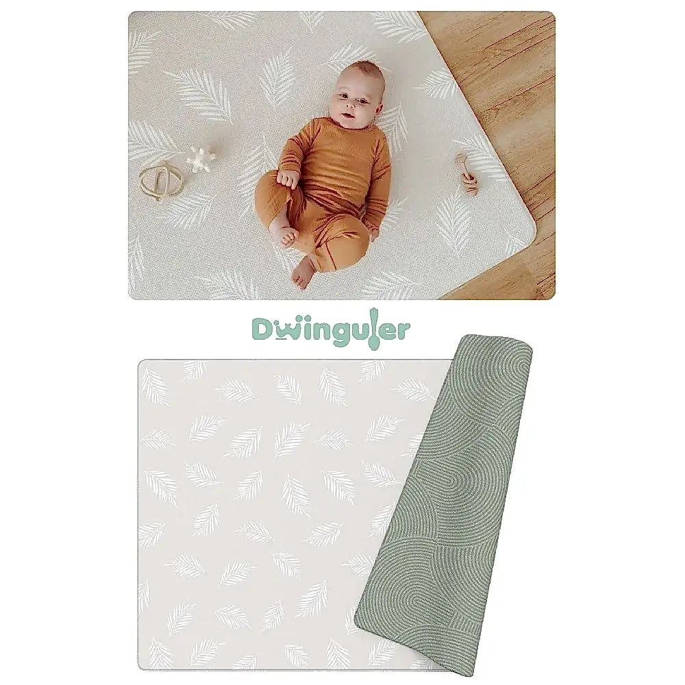 Dwinguler Latte Palm & Hills - Premium Oyun Matı 210x 140x 1.3 cm - Oyun Halısı