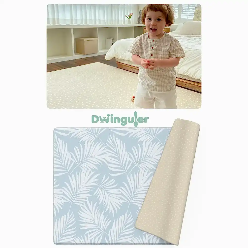 Dwinguler Summer Palm & Sand Oyun Matı 210x 140x 1.3 cm - Oyun Halısı