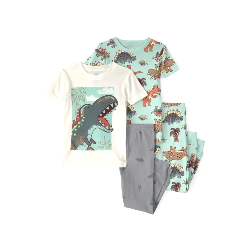 Carters Carter's Yazlık Erkek Bebek Pijama Takımı 4'lü Set Yeşil - Pijamalar