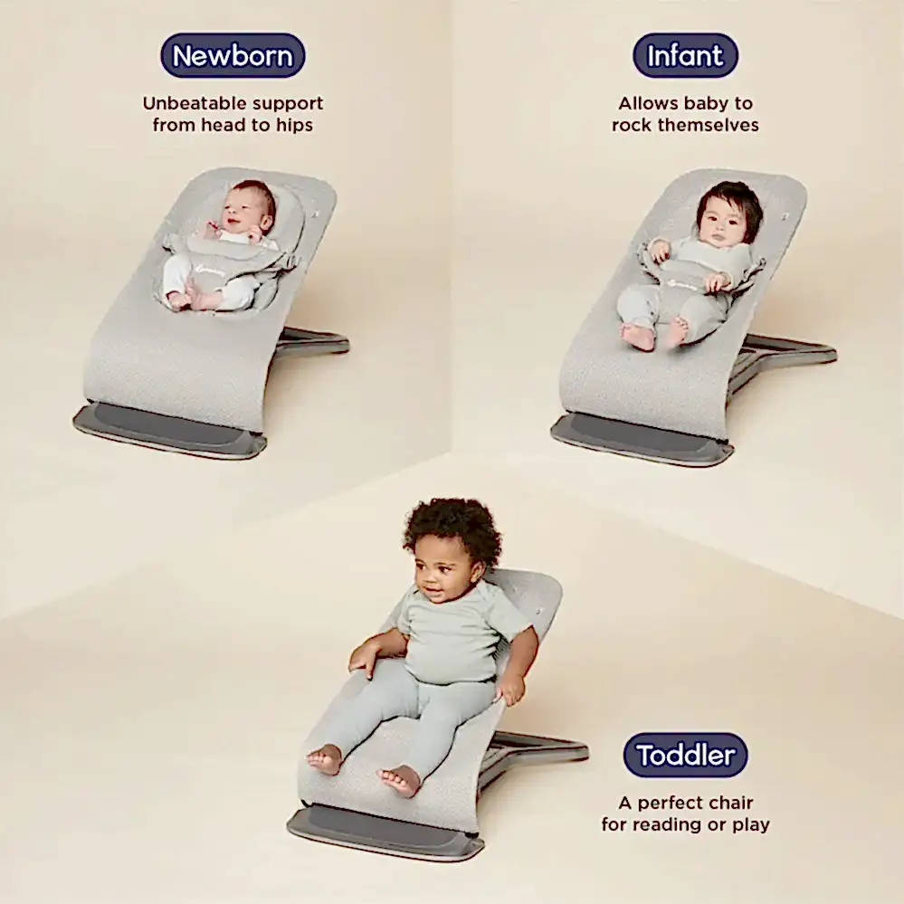 Ergobaby Evolve Mesh (light grey) - Ana Kucağı Salıncak - Görsel 2