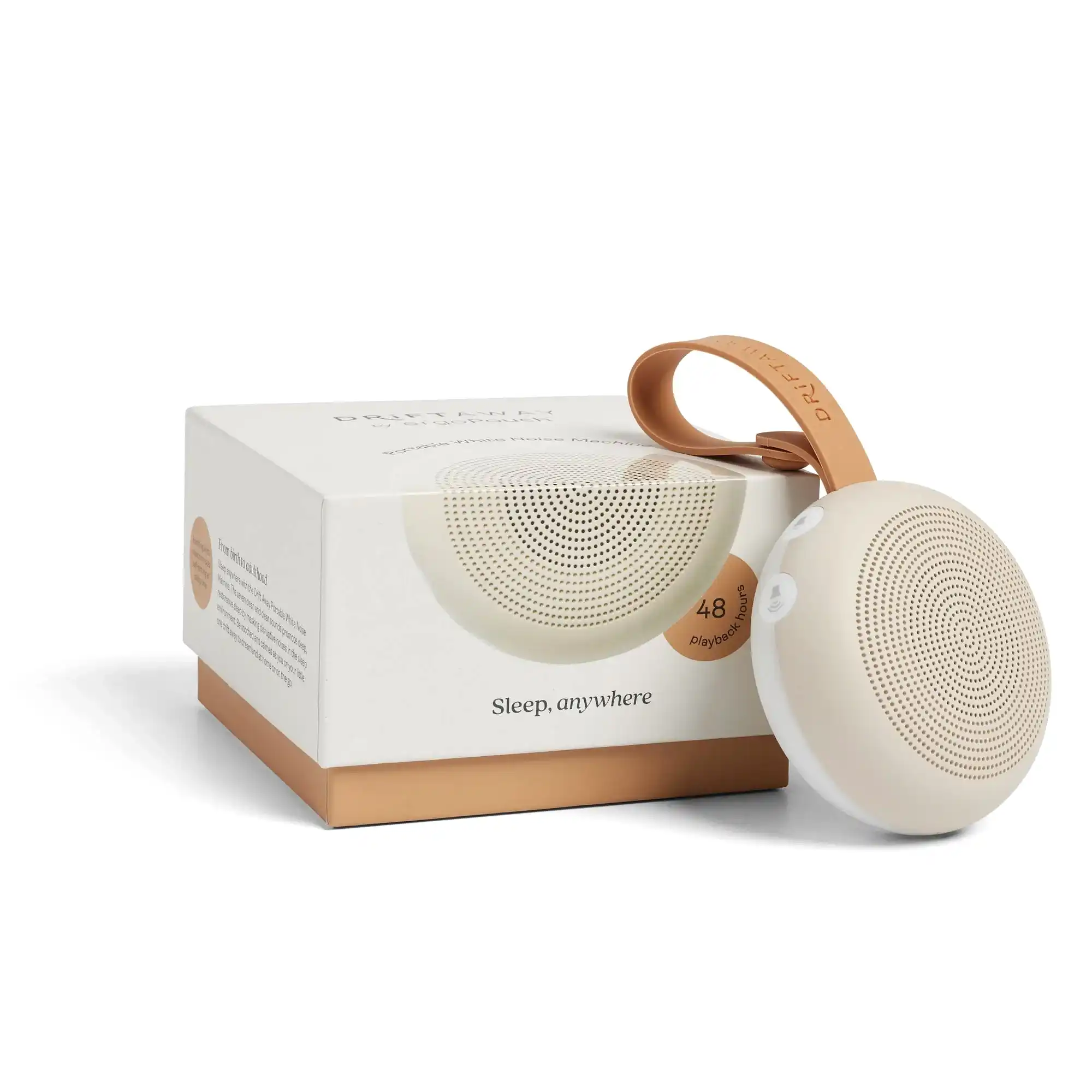 ErgoPouch Australia ErgoPouch Drift Away Beyaz Gürültülü Uyku Yardımcısı Cihazı Ekru - Dönence ve Uyku Arkadaşı