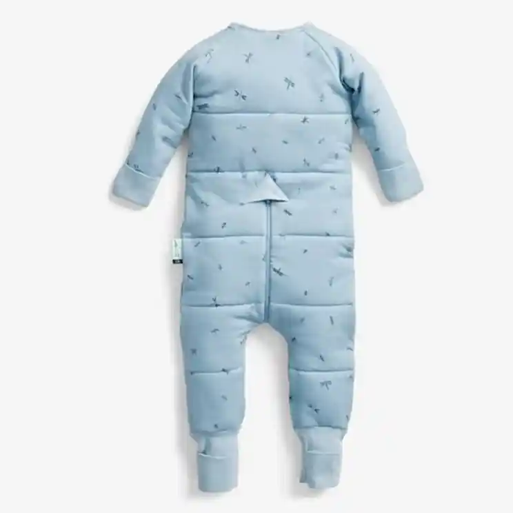 ErgoPouch Australia ErgoPouch Organik Koton Uyku Tulumu 2.5 TOG Dragonflies Mavi - Görsel 2